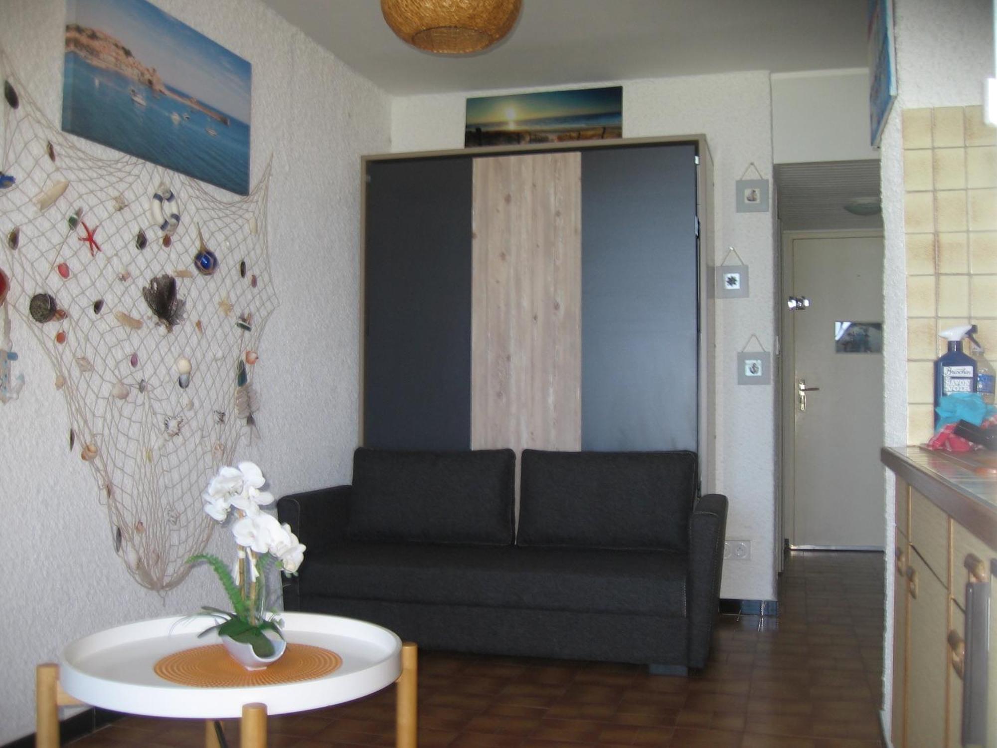 Studio Vue Sur La Mer Au 6Eme Et Dernier Etage Canet-en-Roussillon Exterior photo
